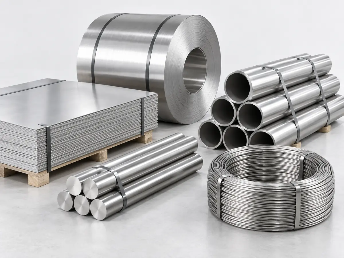 Stainless steel product range
